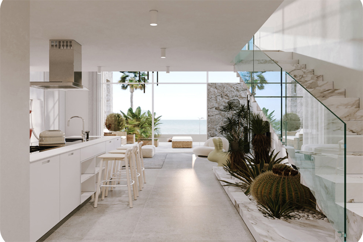 Loft with Garden and Sea view Blanca - 6